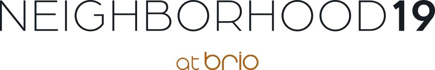 Brio Neighborhood 19 logo PMS